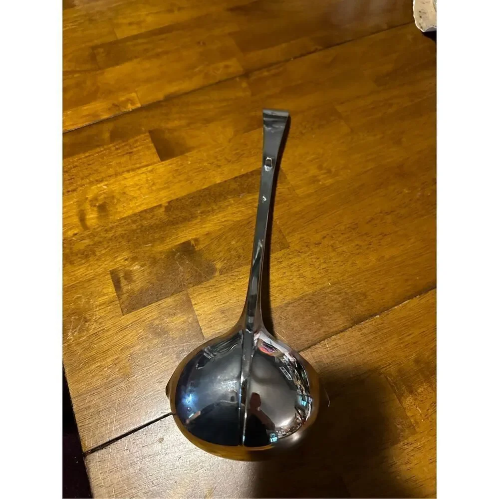 Vintage Silver Plated Made in Italy Gravy Soup Server Ladle 12”